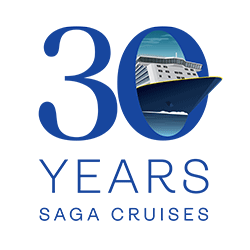 70 Years of Saga Cruises logo'